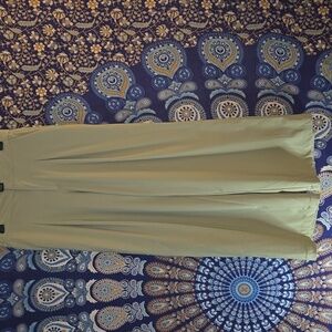 Athleta Wide Leg Pants in Light Green